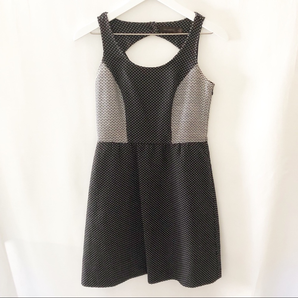 The Limited black & white dress, size 4